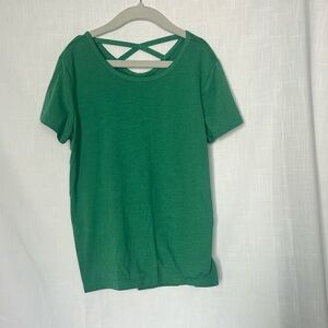 Old Navy Green Short Sleeve Girls Size 10-12 Shirt